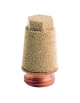 Silenciador de bronce sint. Macho 3/8"