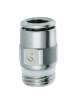 Racor súper rápido recto macho bspt 1/4 x 12 mm